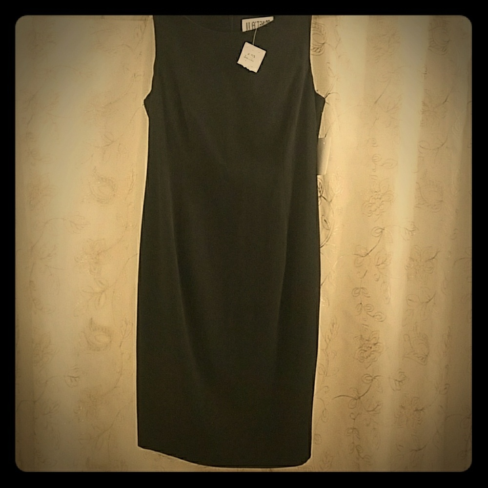 Womens Black Sleeveless Dress
